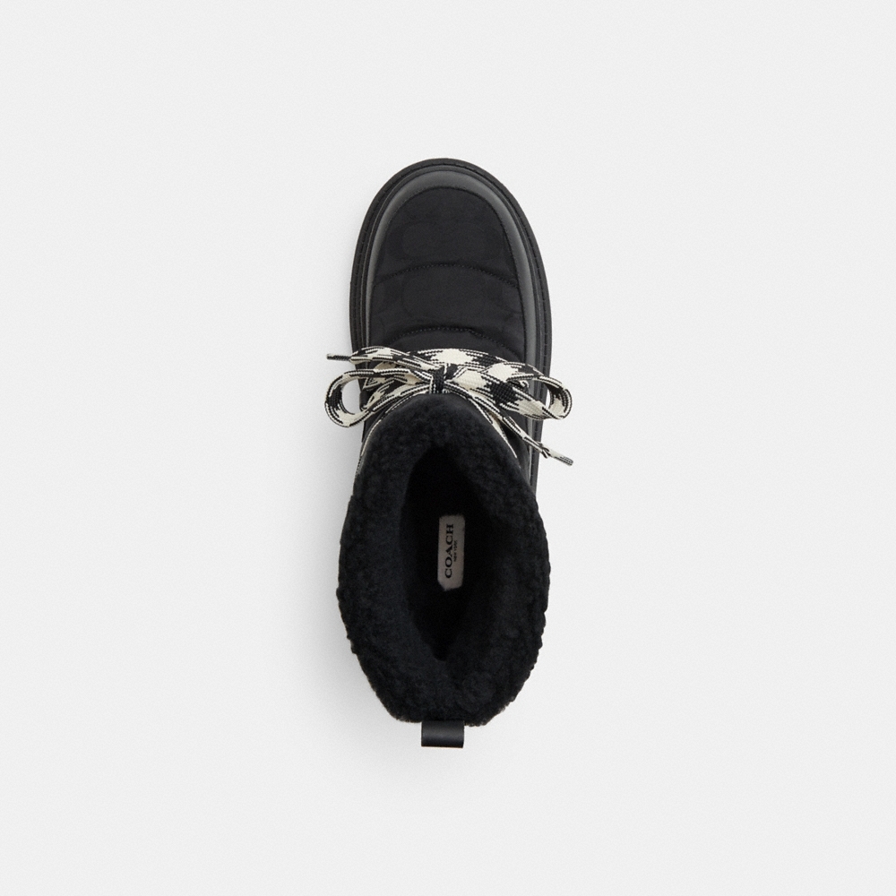 Coach Outlet Winter Boot In Signature Recycled Nylon - Preorder - Image 3