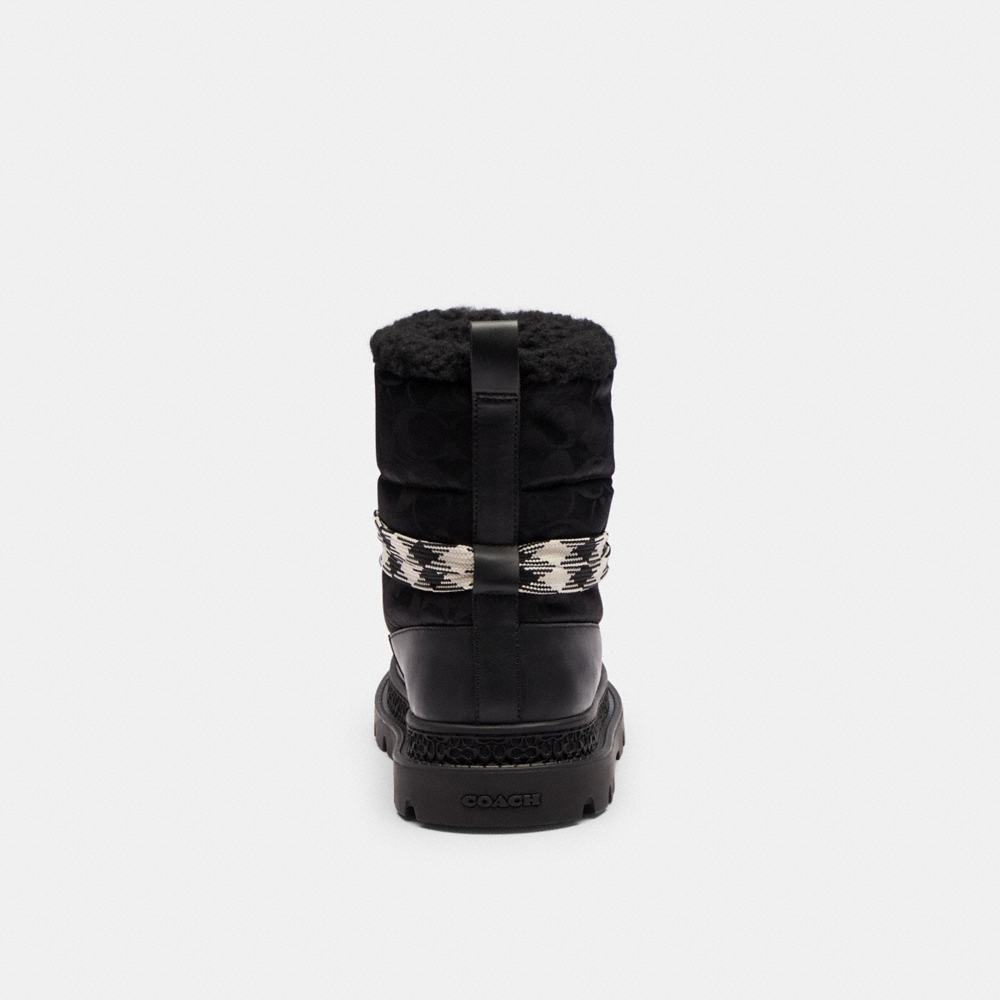 Coach Outlet Winter Boot In Signature Recycled Nylon - Preorder - Image 4