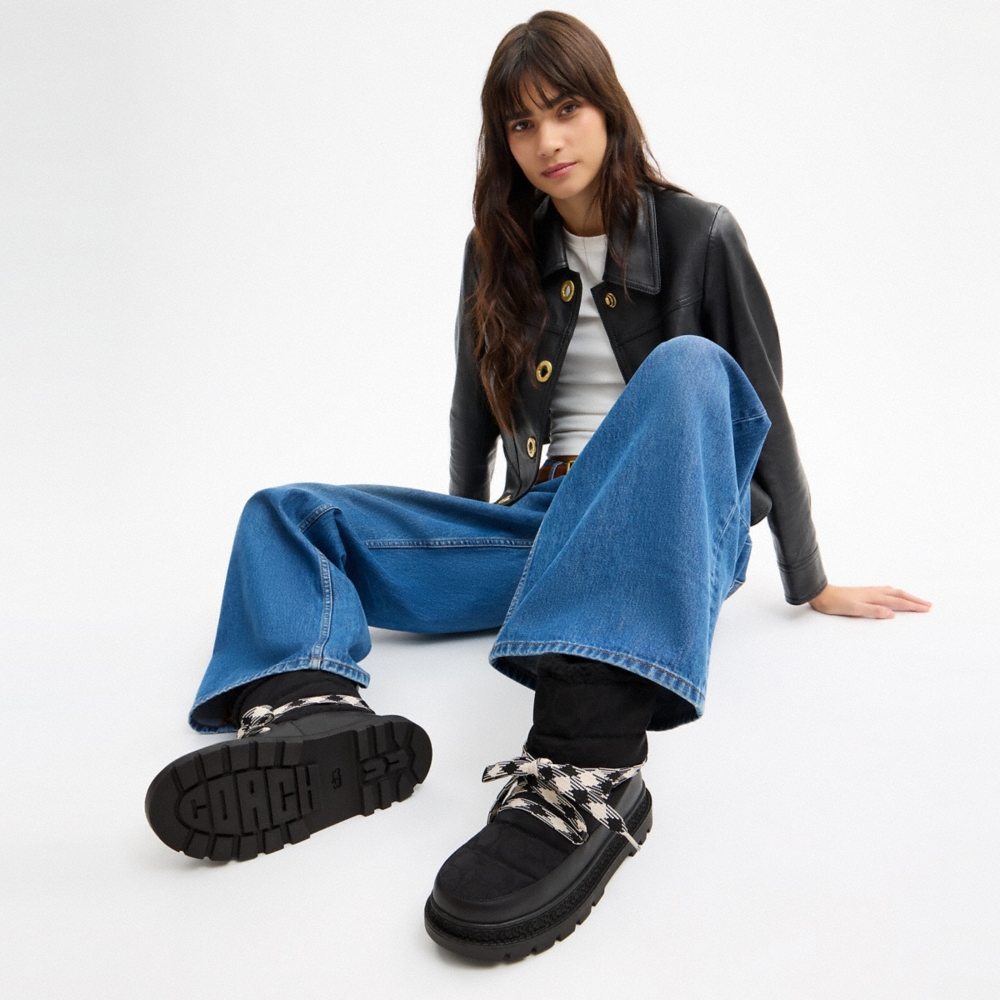 Coach Outlet Winter Boot In Signature Recycled Nylon - Preorder - Image 6