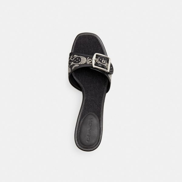 Coach Margot Sandal With Crystal Signature - Preorder