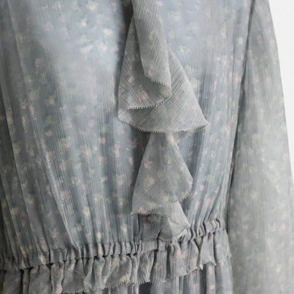Coach Restored Ruffle Front Dress With Gathered Yoke - Preorder