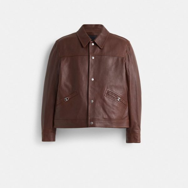 Coach Restored Heritage C Biker Jacket - Preorder
