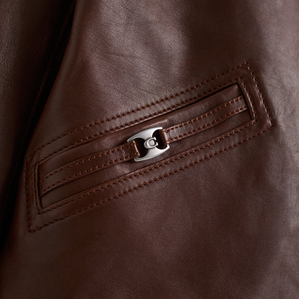 Coach Restored Heritage C Biker Jacket - Preorder