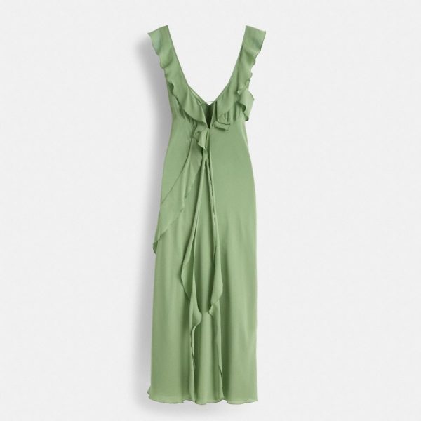 Coach Restored V-Neck Bias Dress - Preorder