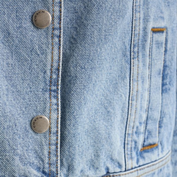 Coach Restored Shearling Collar Denim Jacket - Preorder