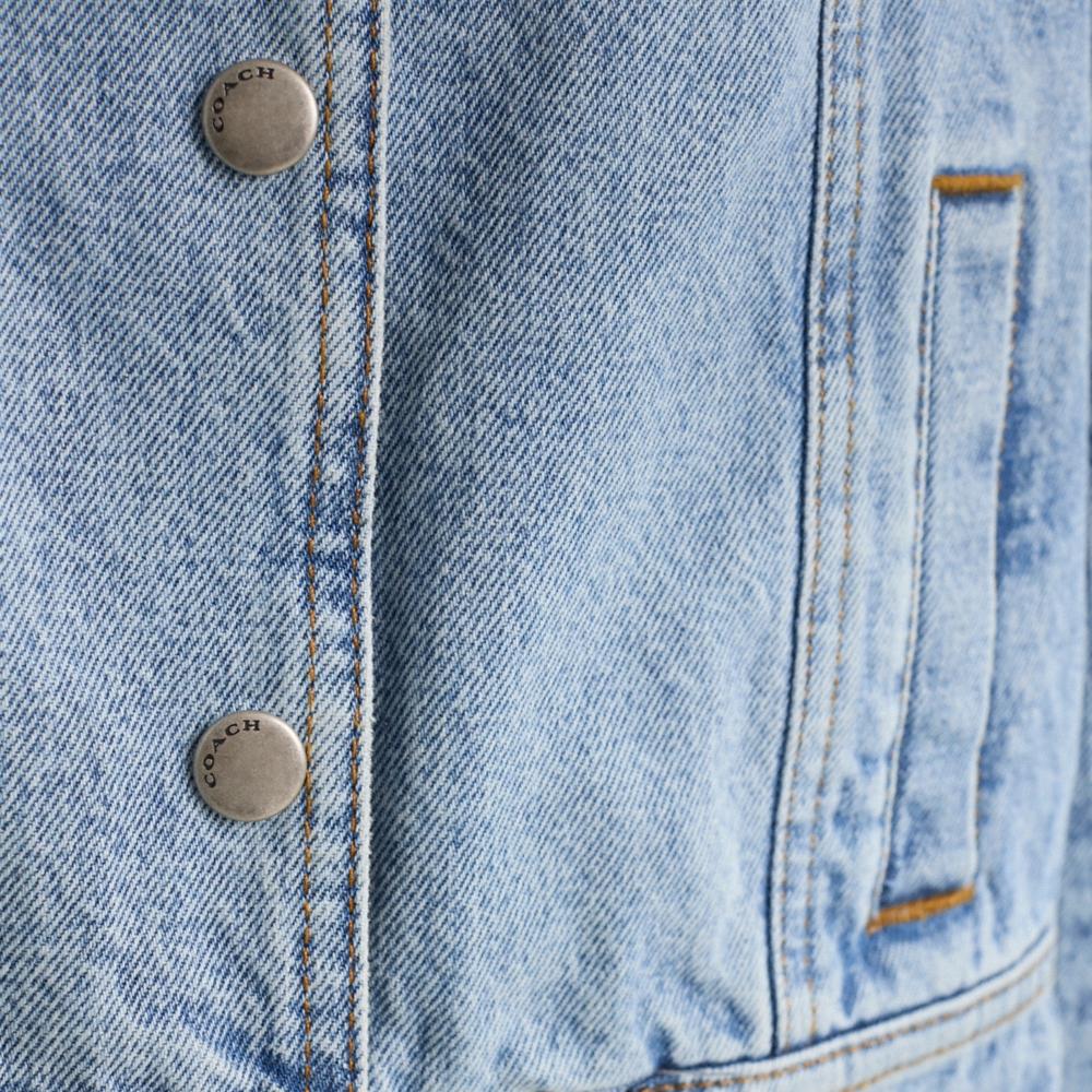 Coach Restored Shearling Collar Denim Jacket - Preorder