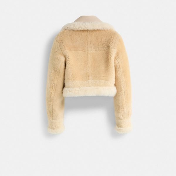 Coach Restored All Over Shearling Shrunken Aviator - Preorder