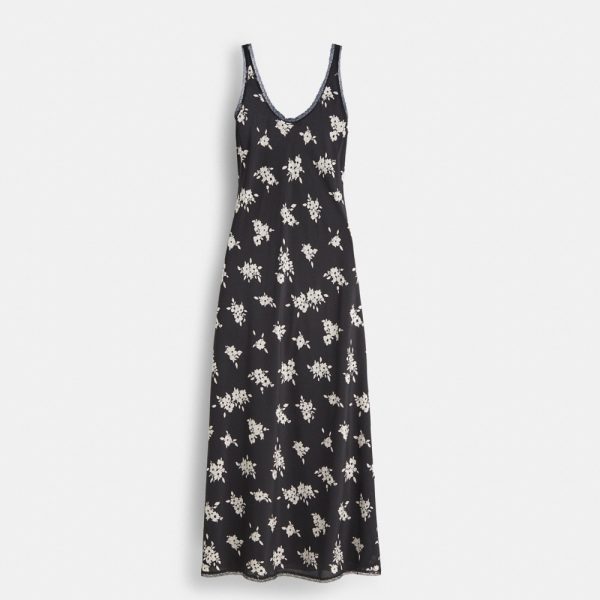 Coach Restored Long Floral Ruffle Dress - Preorder