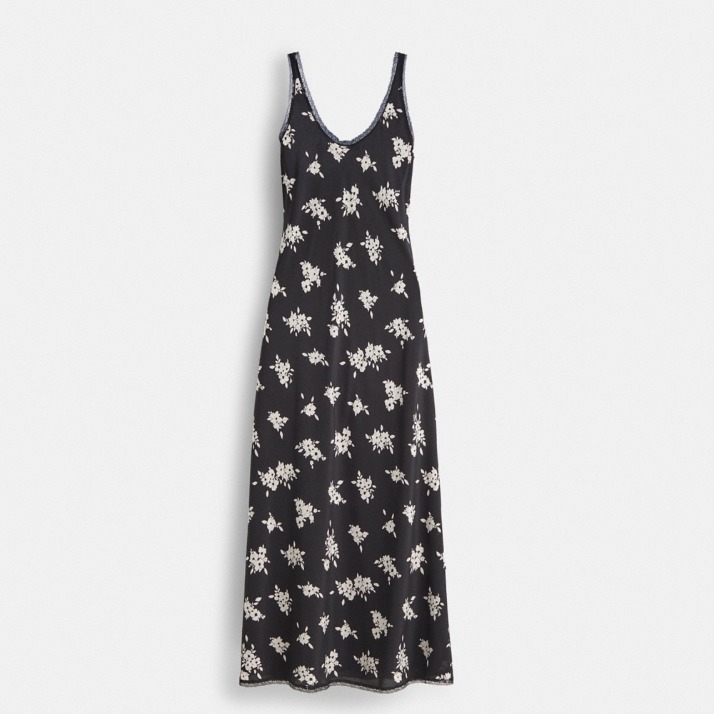 Coach Restored Long Floral Ruffle Dress - Preorder
