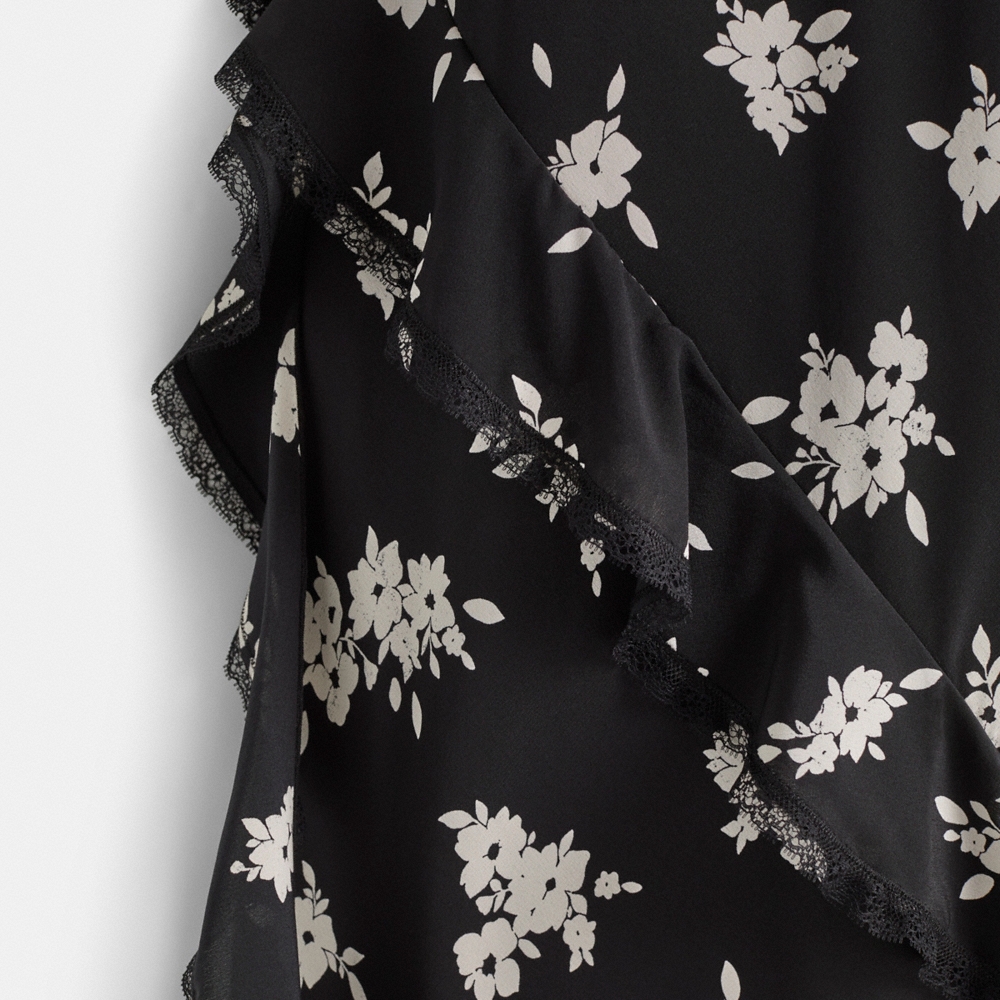 Coach Restored Long Floral Ruffle Dress - Preorder