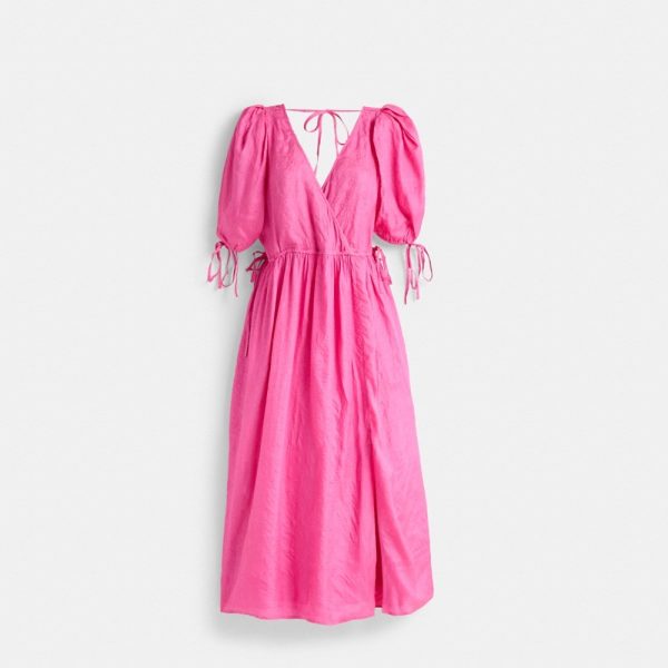 Coach Restored Long Dress With Ties - Preorder