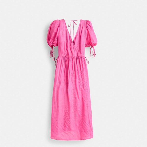 Coach Restored Long Dress With Ties - Preorder