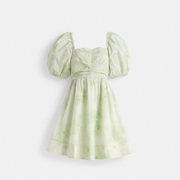 Coach Restored Puff Sleeve Mini Dress - Preorder