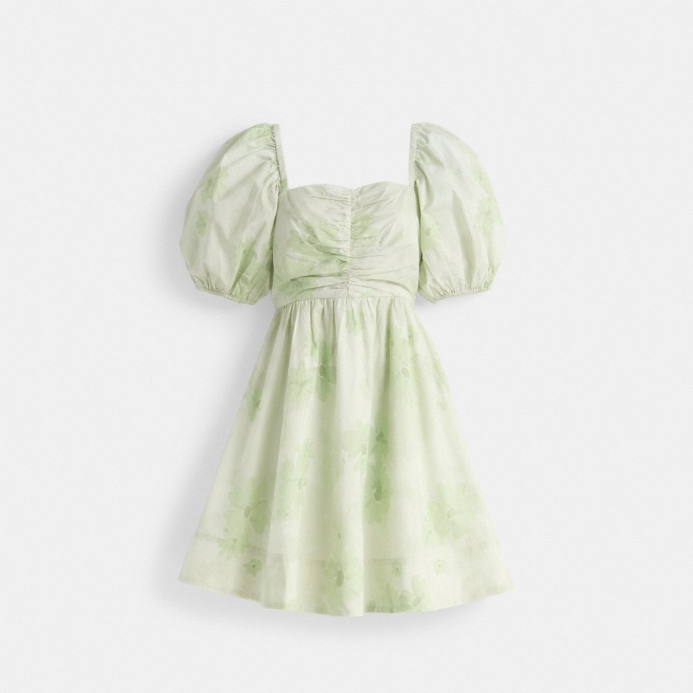 Coach Restored Puff Sleeve Mini Dress - Preorder