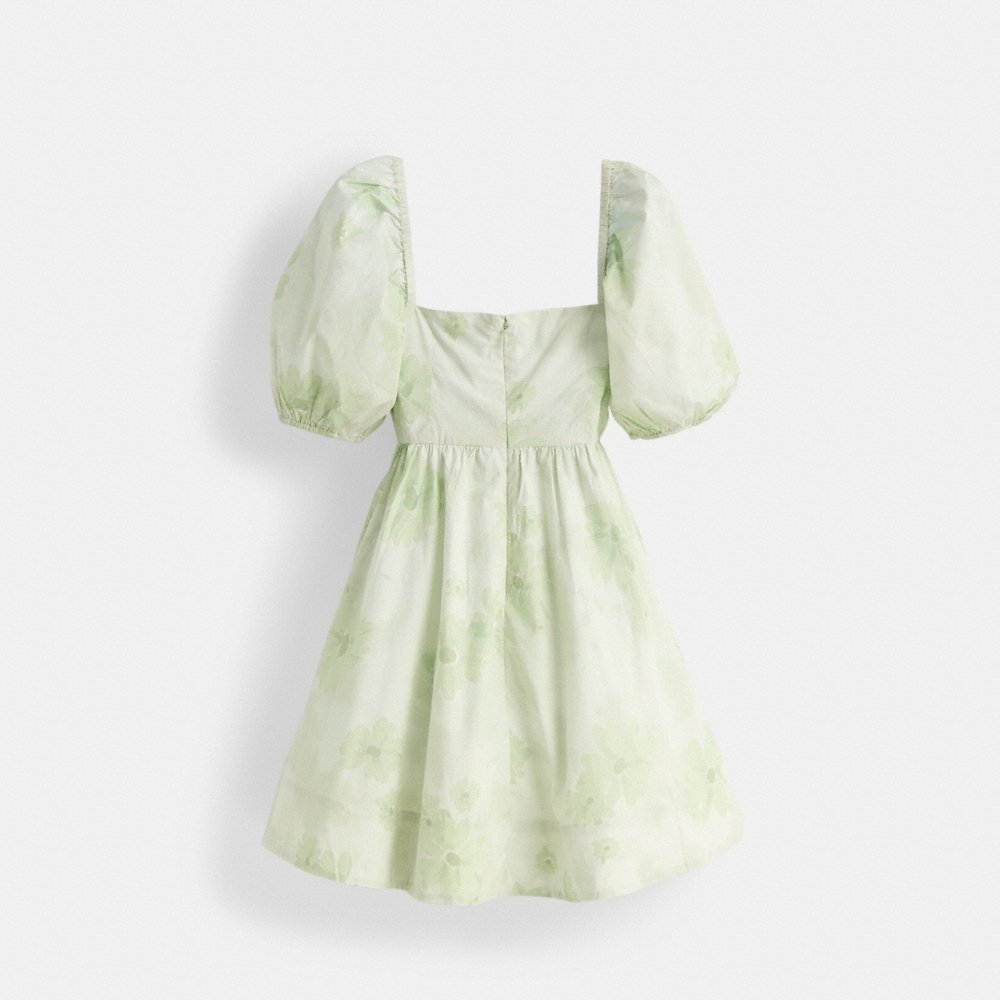 Coach Restored Puff Sleeve Mini Dress - Preorder