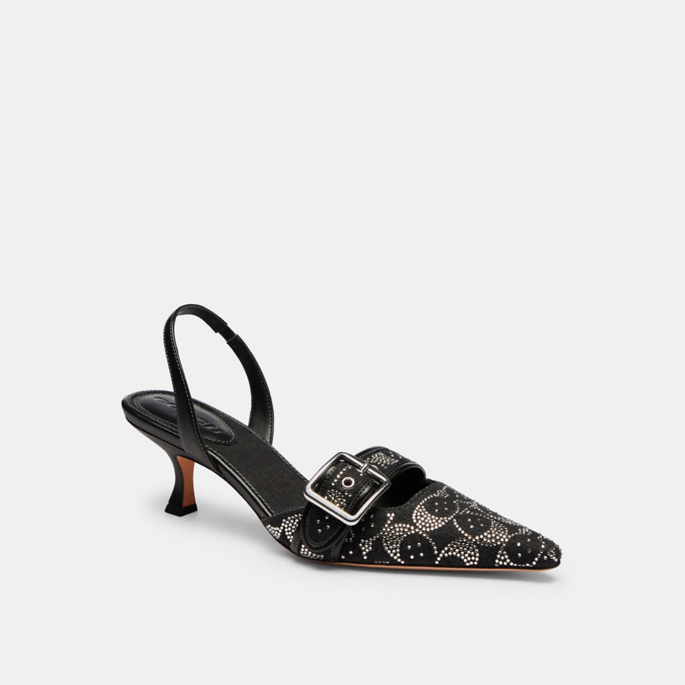Coach Margot Slingback With Crystal Signature - Preorder