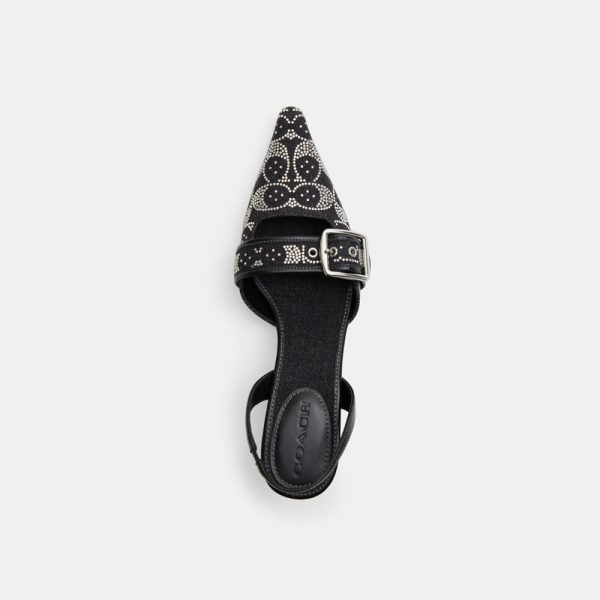 Coach Margot Slingback With Crystal Signature - Preorder