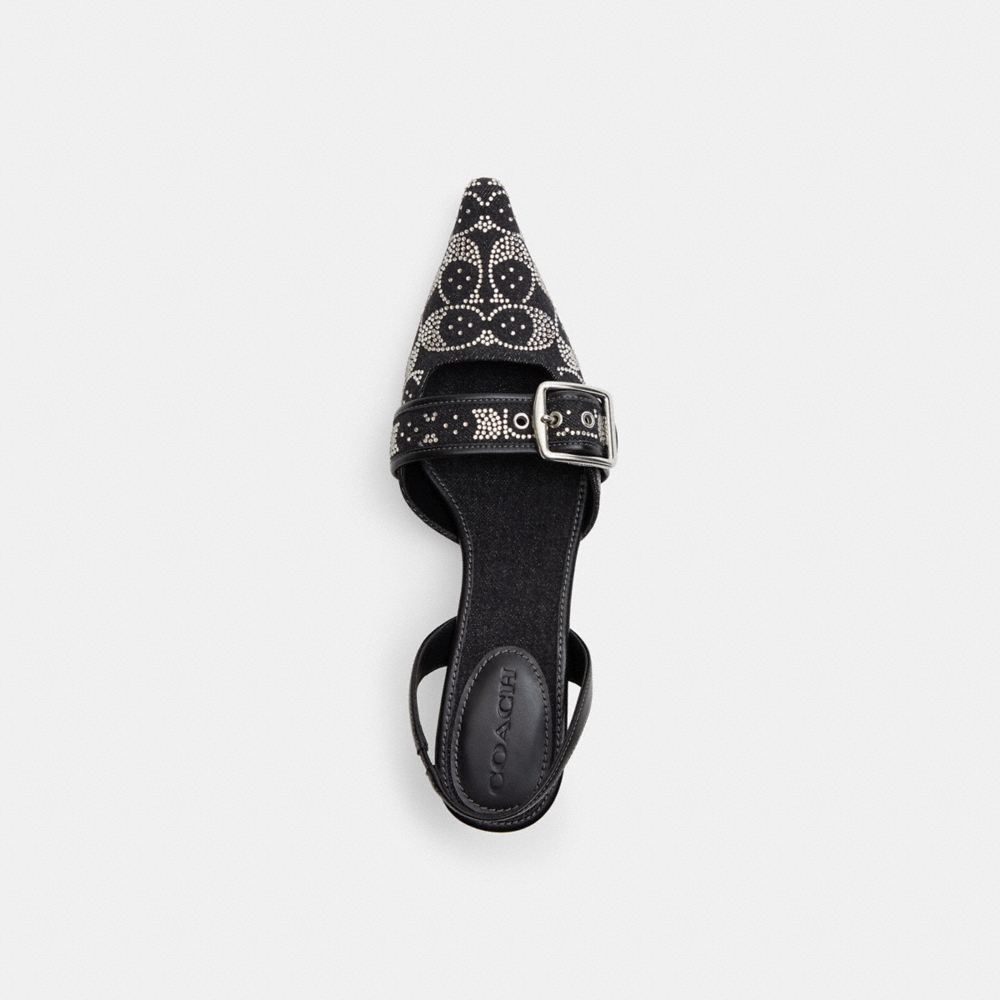 Coach Margot Slingback With Crystal Signature - Preorder