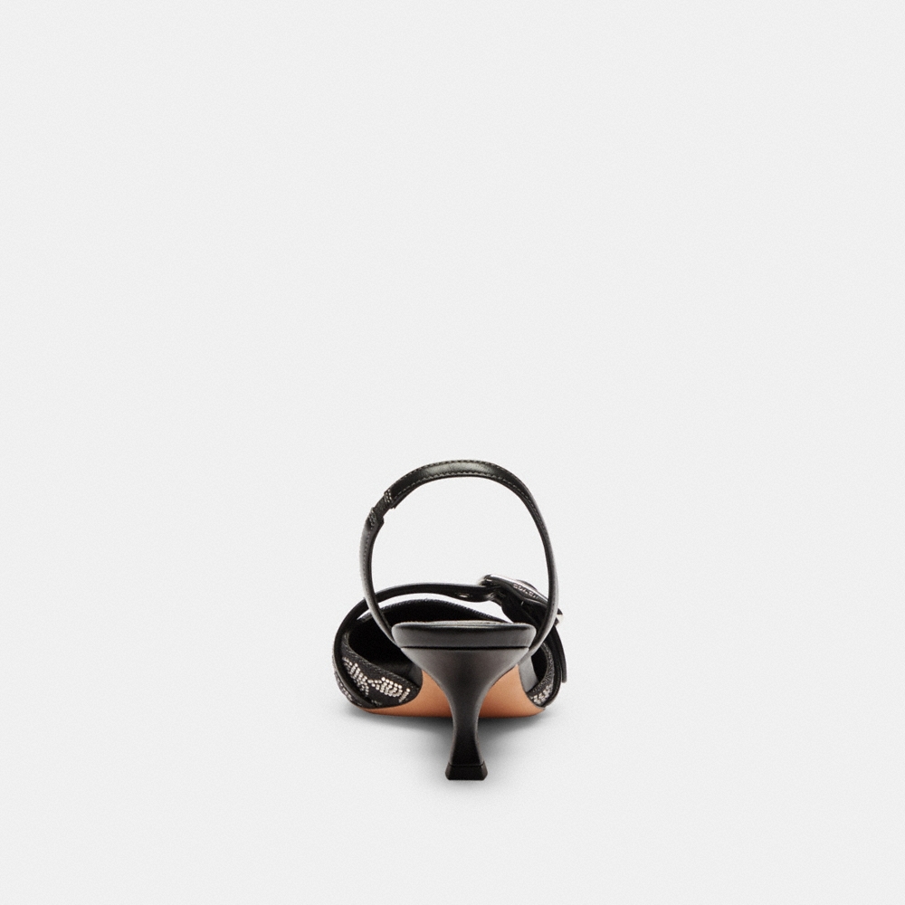 Coach Margot Slingback With Crystal Signature - Preorder