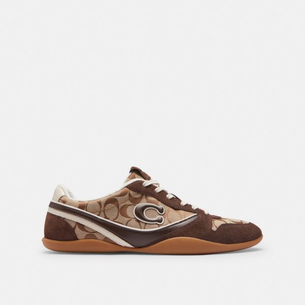 Coach Outlet Track Sneaker In Signature Jacquard - Preorder