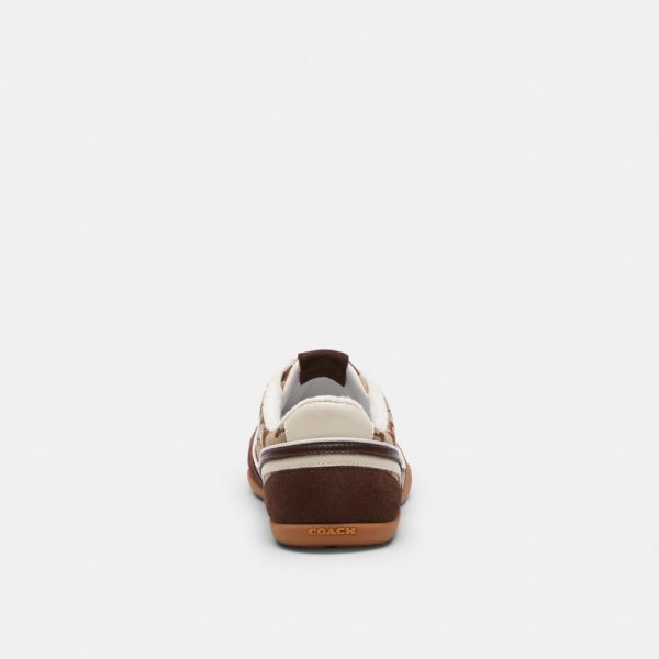 Coach Outlet Track Sneaker In Signature Jacquard - Preorder