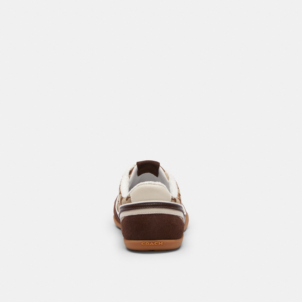 Coach Outlet Track Sneaker In Signature Jacquard - Preorder