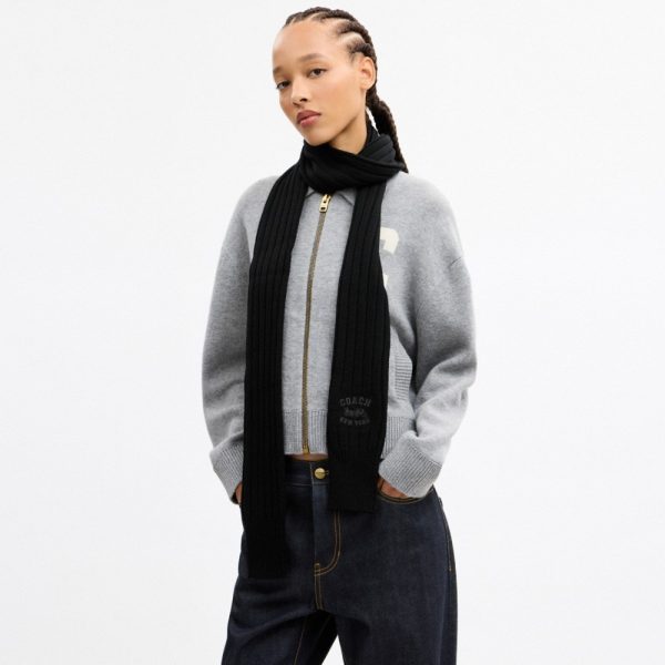 Coach Outlet Knit Scarf - Preorder
