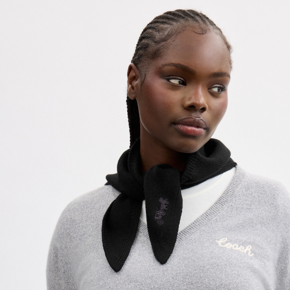 Coach Outlet Knit Triangle Scarf - Preorder