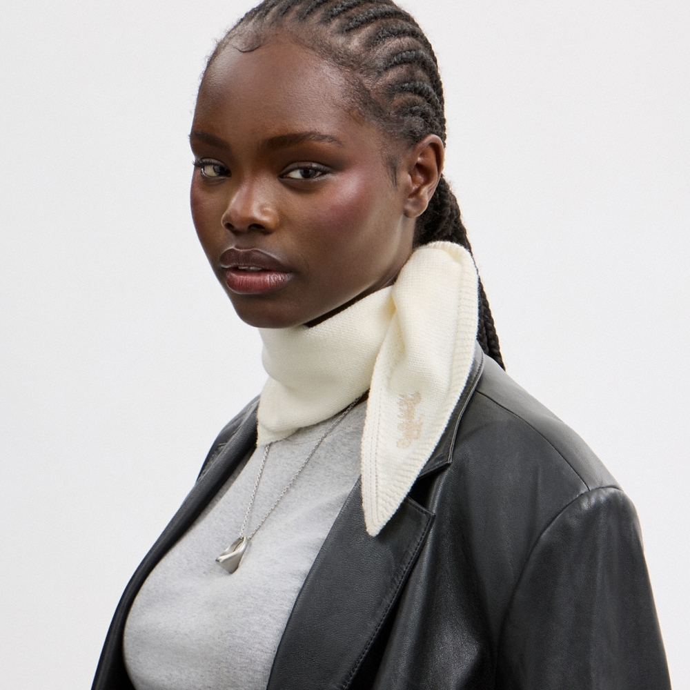 Coach Outlet Knit Triangle Scarf - Preorder