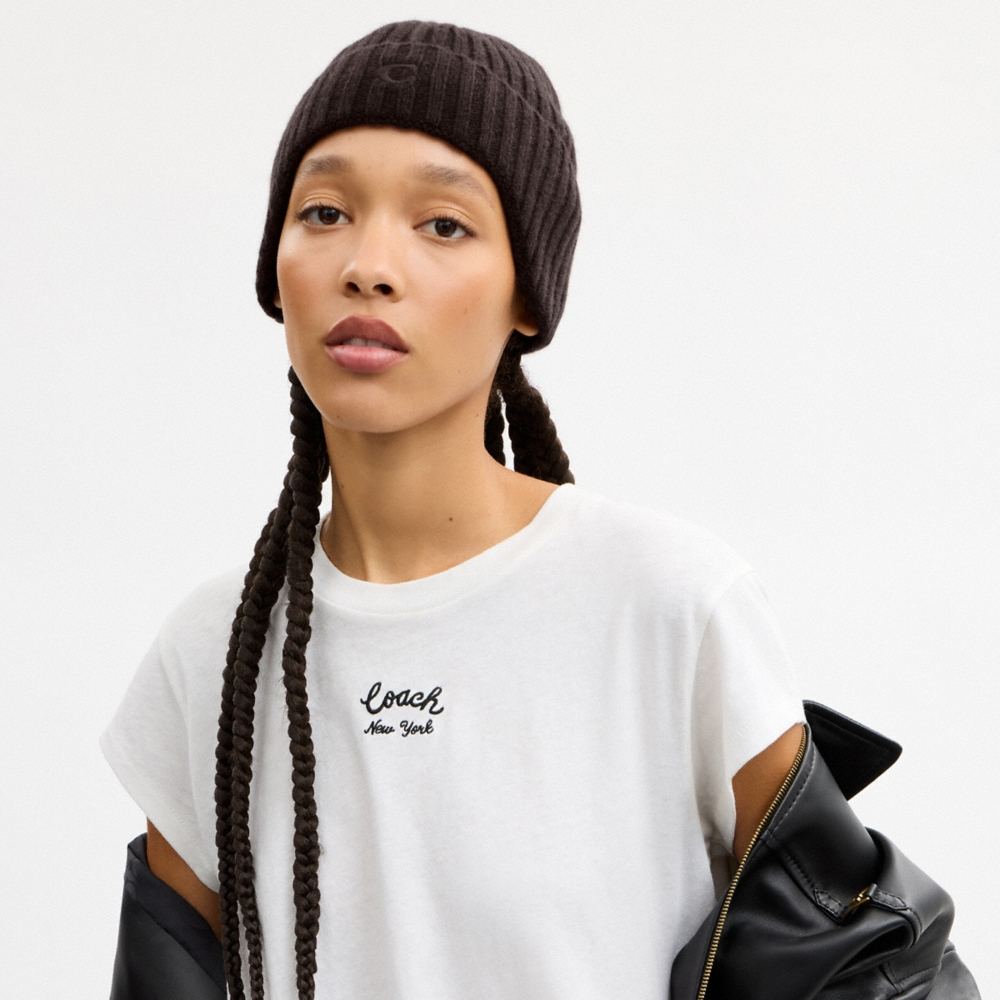 Coach Outlet Cashmere Beanie - Preorder