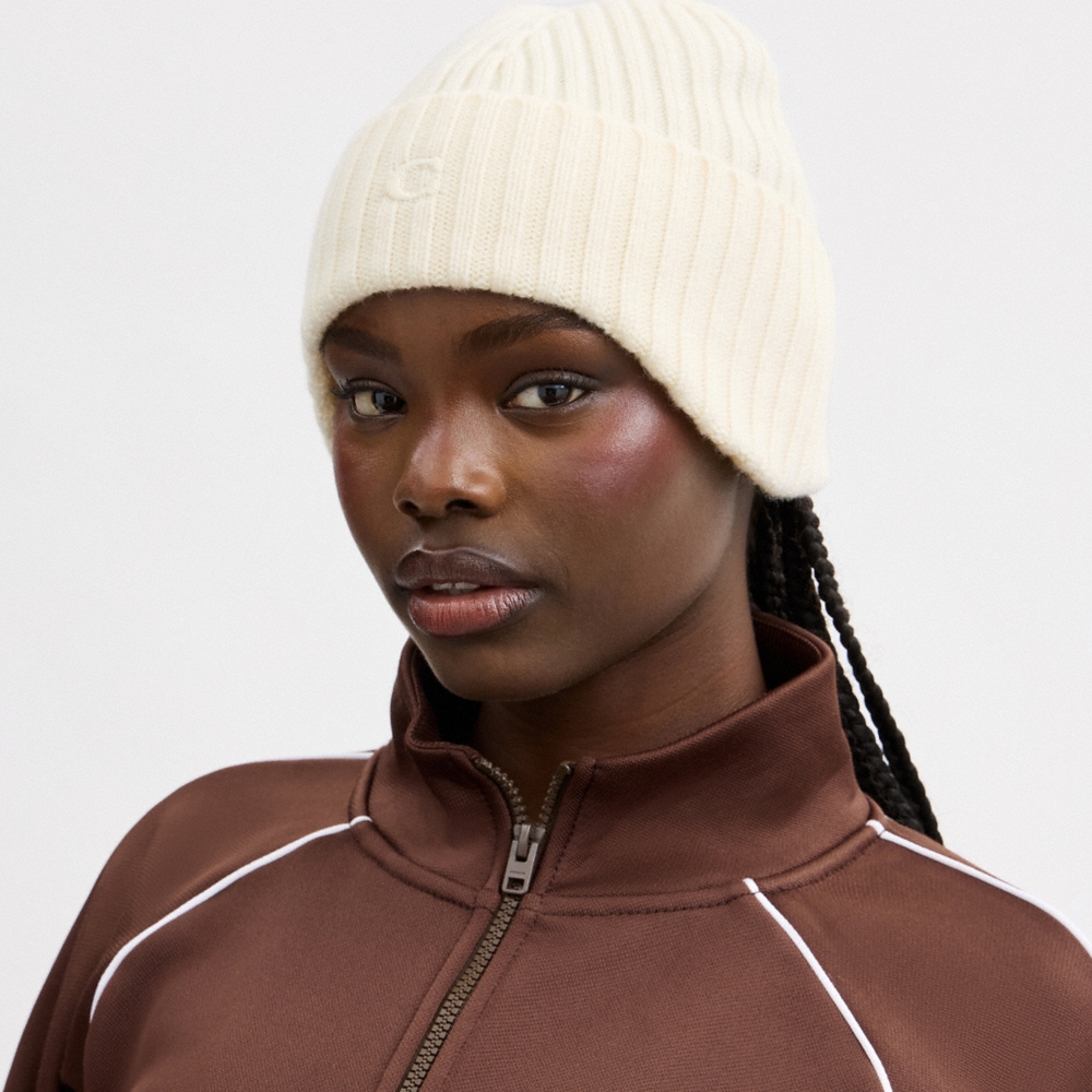 Coach Outlet Cashmere Beanie - Preorder