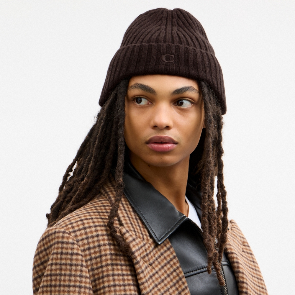 Coach Outlet Cashmere Beanie - Preorder