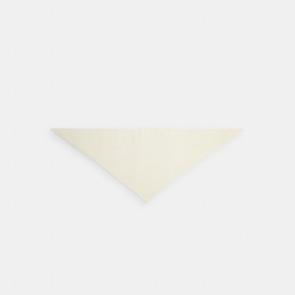 Coach Outlet Cashmere Knit Small Triangle Scarf - Preorder