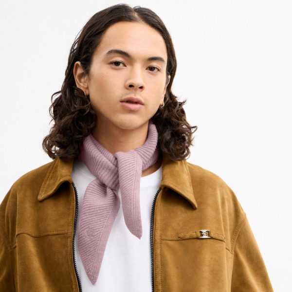 Coach Outlet Cashmere Knit Small Triangle Scarf - Preorder