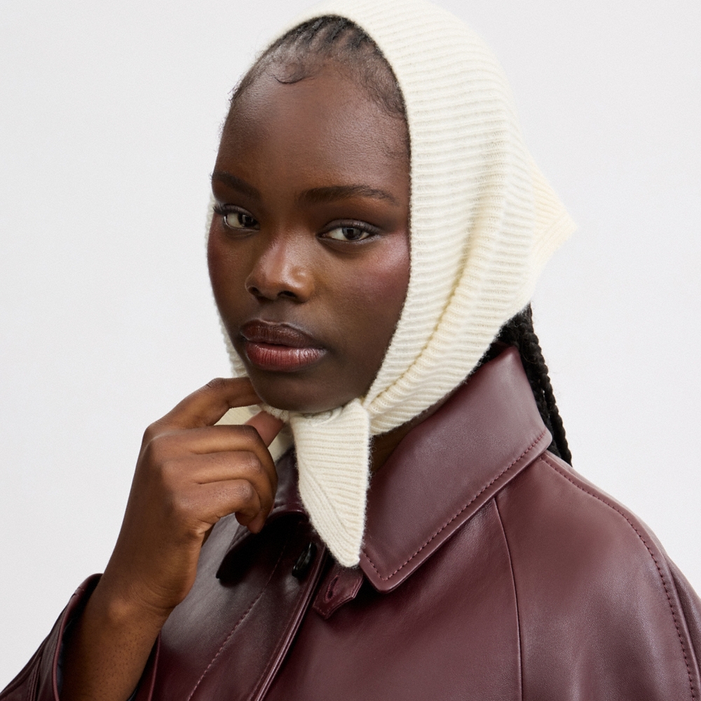Coach Outlet Cashmere Knit Small Triangle Scarf - Preorder