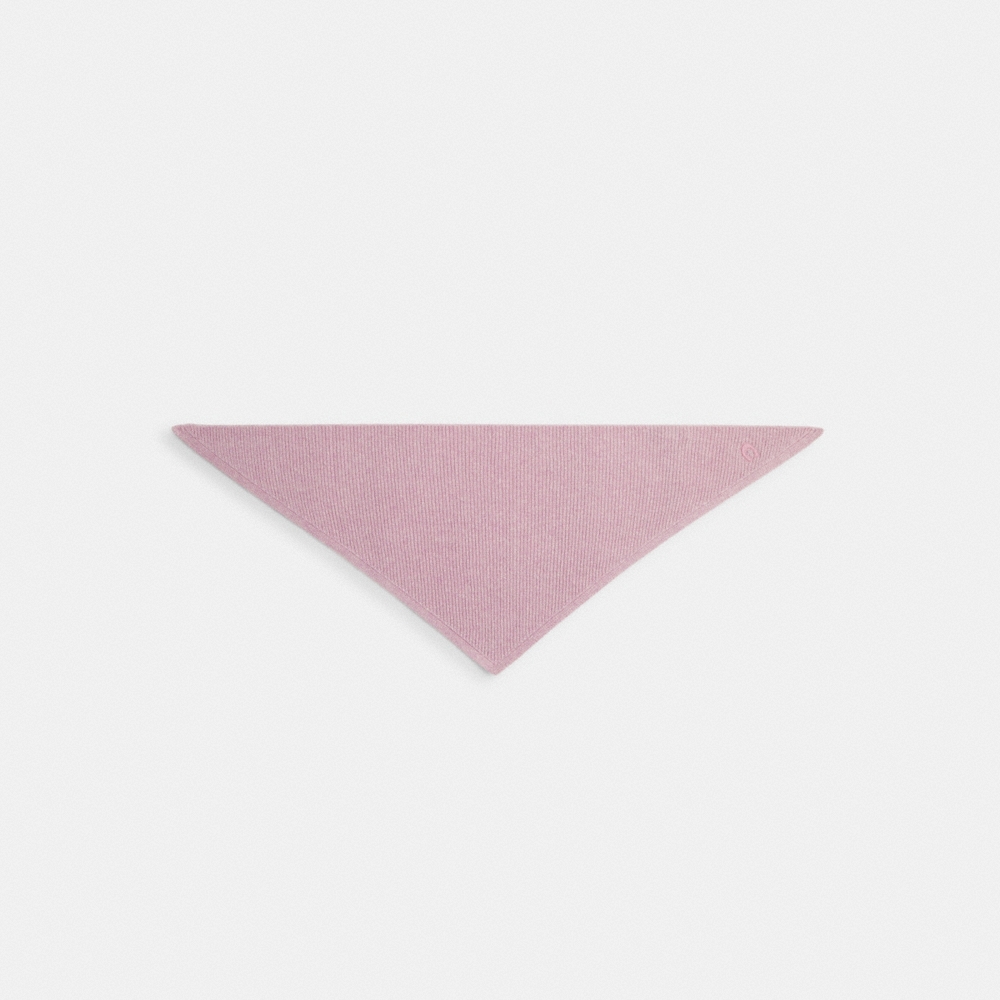 Coach Outlet Cashmere Knit Small Triangle Scarf - Preorder
