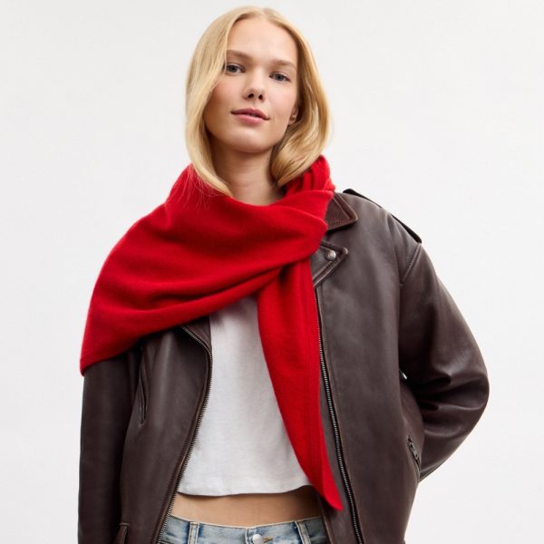 Coach Cashmere Knit Triangle Scarf - Preorder
