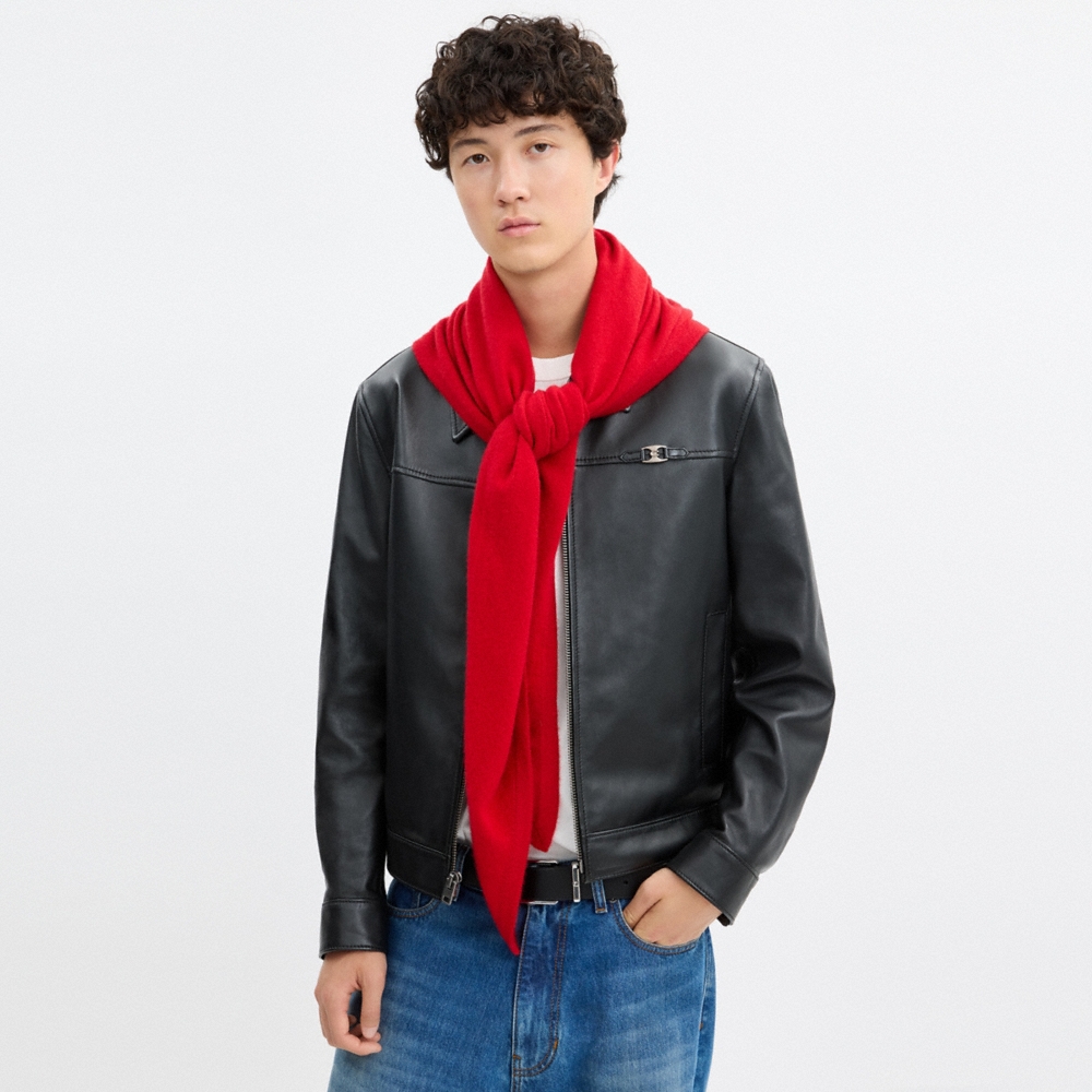 Coach Cashmere Knit Triangle Scarf - Preorder