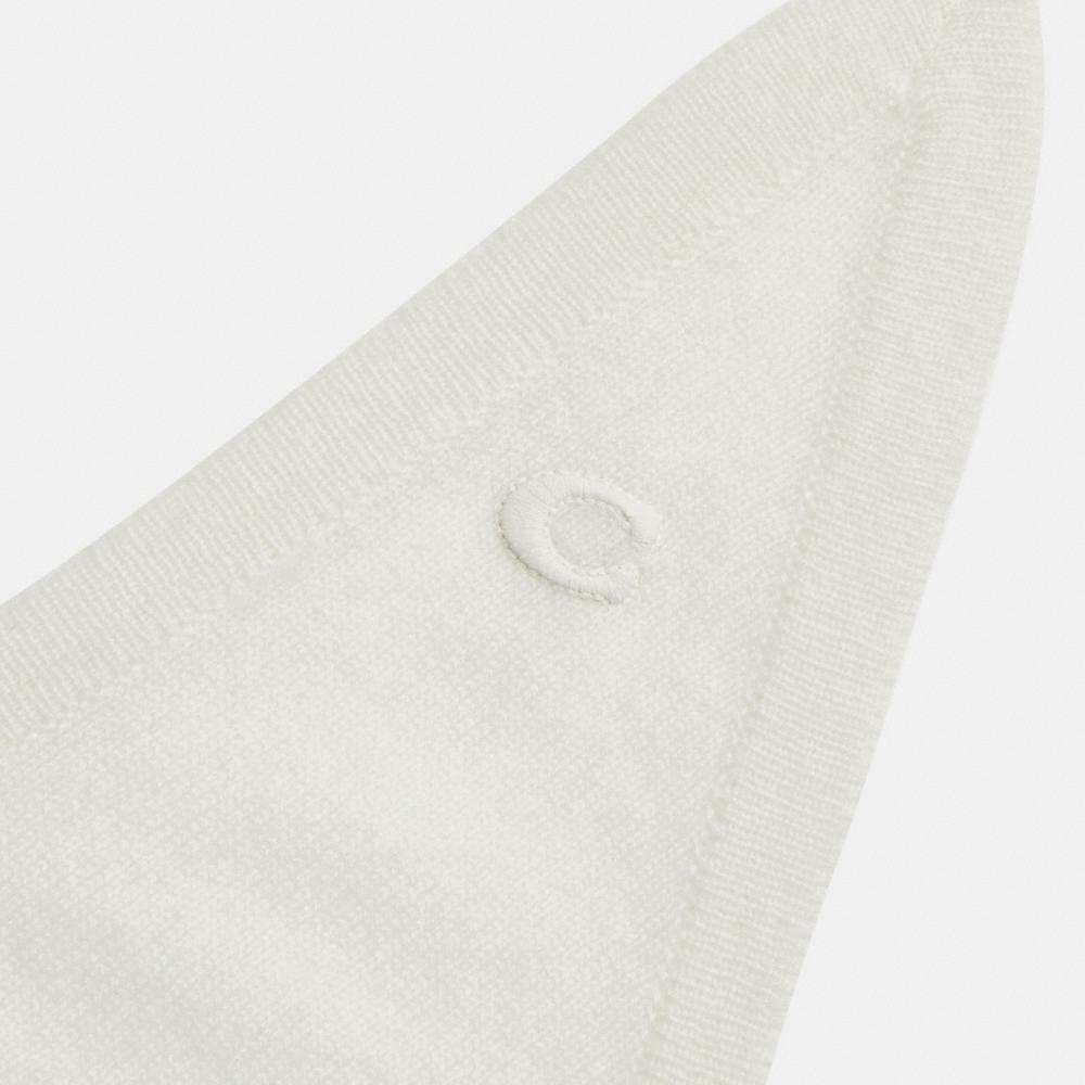 Coach Cashmere Knit Triangle Scarf - Preorder