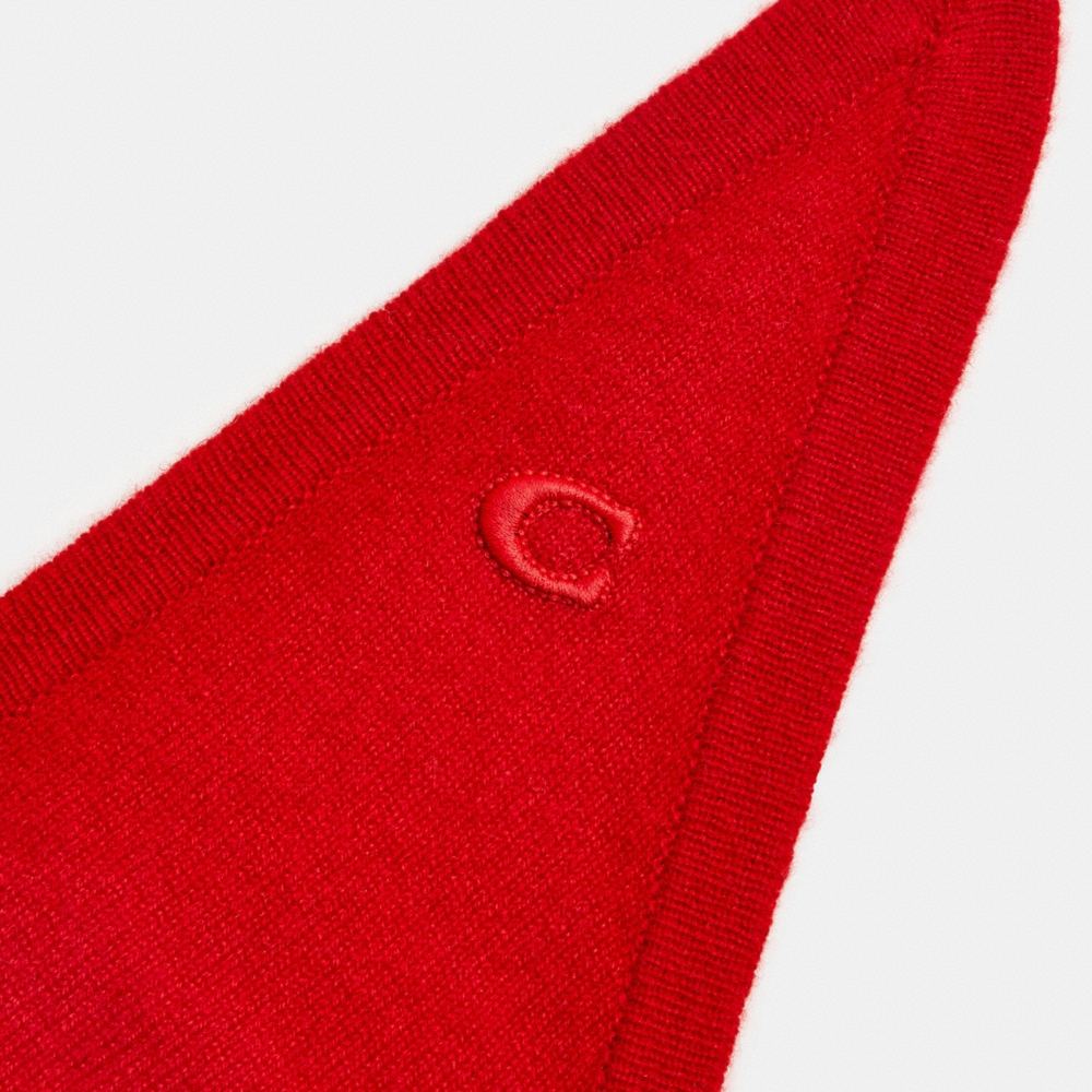 Coach Cashmere Knit Triangle Scarf - Preorder