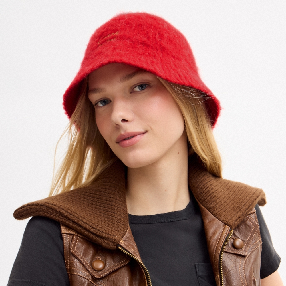 Coach Outlet Knit Bucket Hat - Preorder