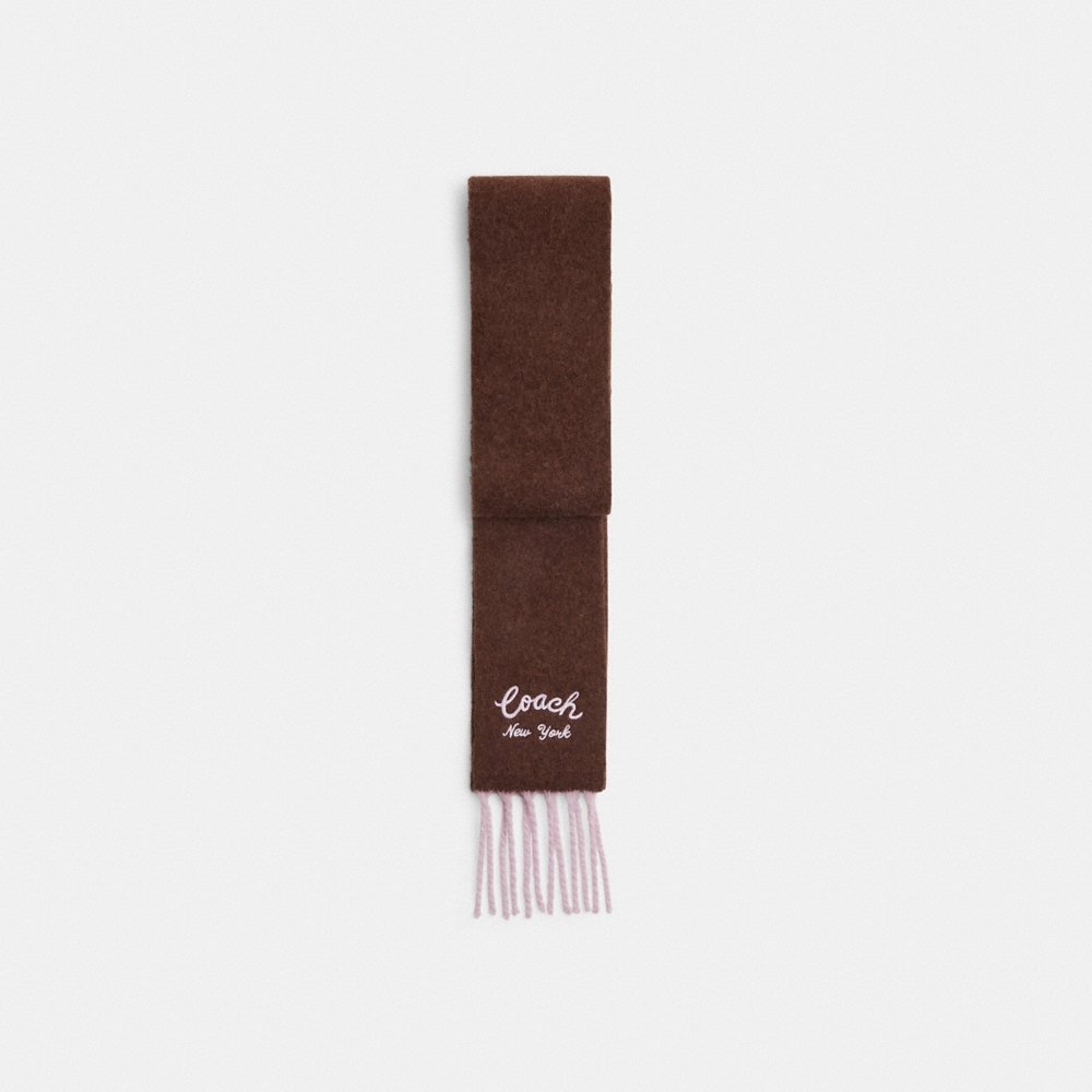 Coach Outlet Coach Script Skinny Muffler - Preorder - Image 2