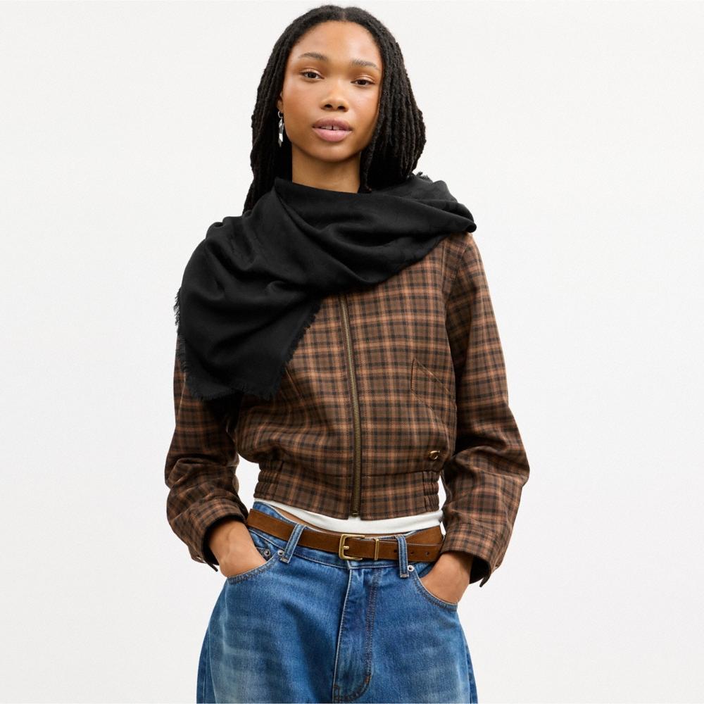 Coach Outlet Signature Oversized Square Scarf - Preorder