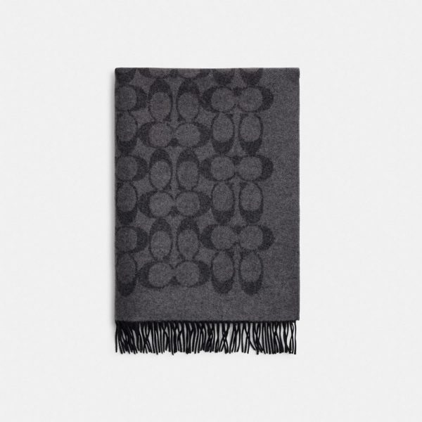 Coach Outlet Signature Blanket Scarf - Preorder