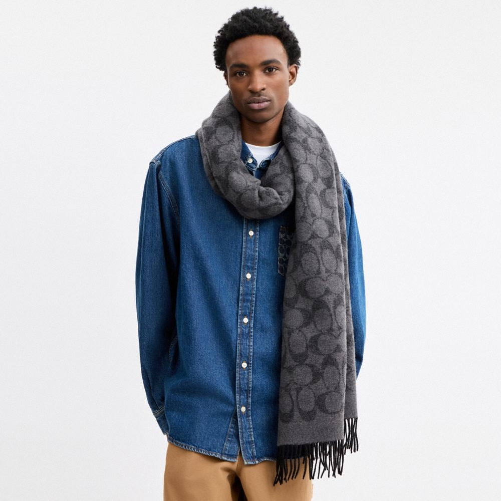 Coach Outlet Signature Blanket Scarf - Preorder