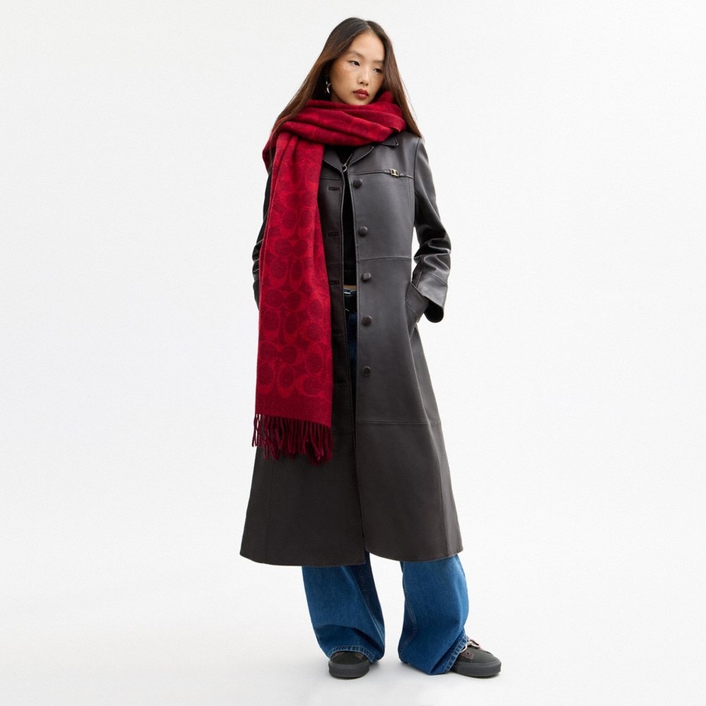 Coach Outlet Signature Blanket Scarf - Preorder