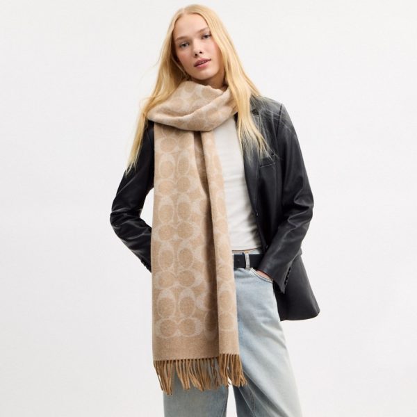 Coach Outlet Signature Blanket Scarf - Preorder