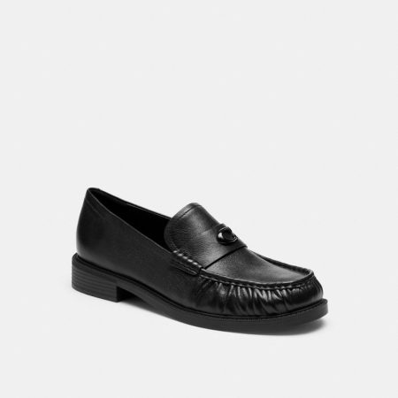 Coach Outlet Soft Loafer - Preorder — Black