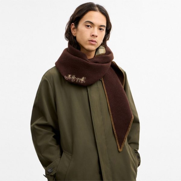 Coach Outlet Reversible Plaid Triangle Scarf - Preorder
