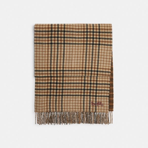 Coach Reversible Plaid Muffler - Preorder